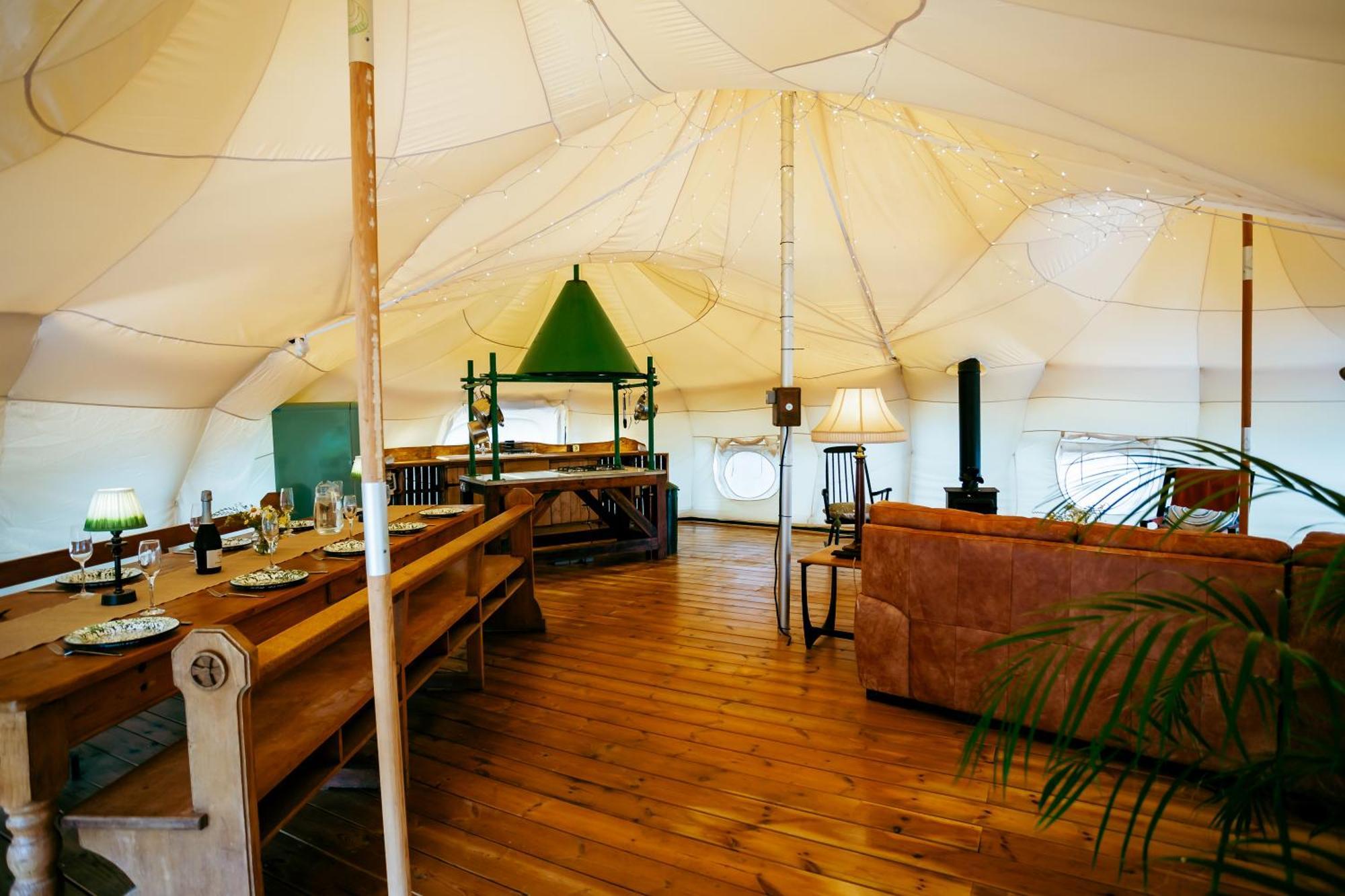 Luxury Glamping Retreat In Battle Villa Kültér fotó