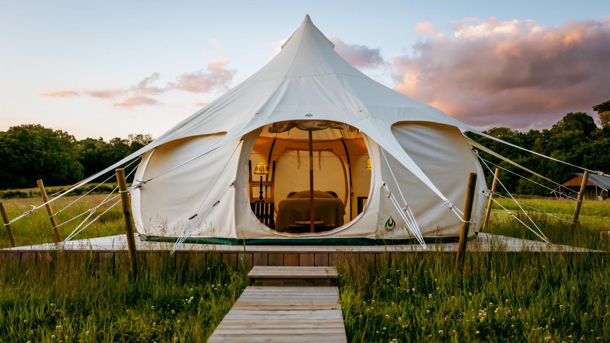 Luxury Glamping Retreat In Battle Villa Kültér fotó