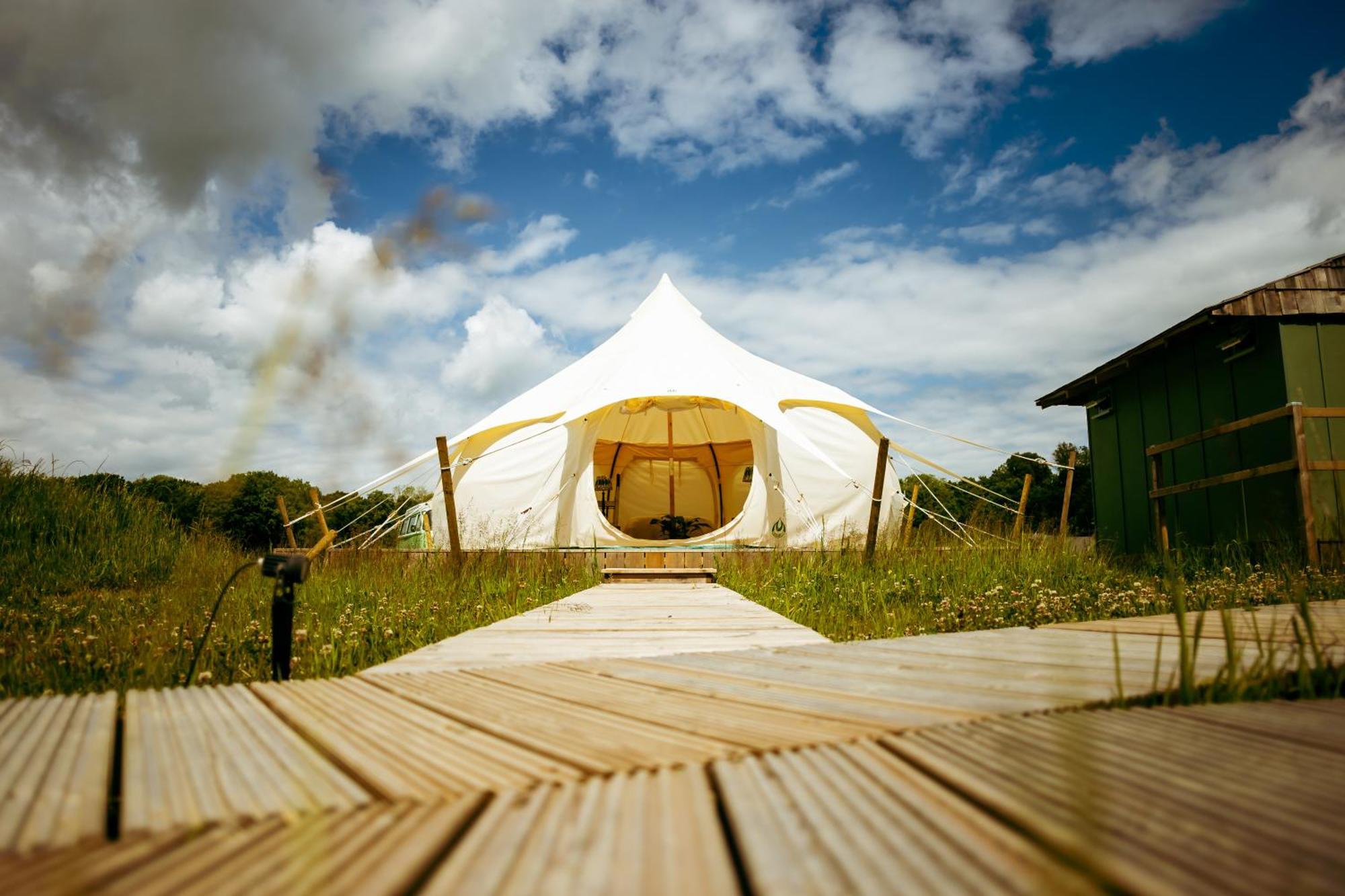 Luxury Glamping Retreat In Battle Villa Kültér fotó
