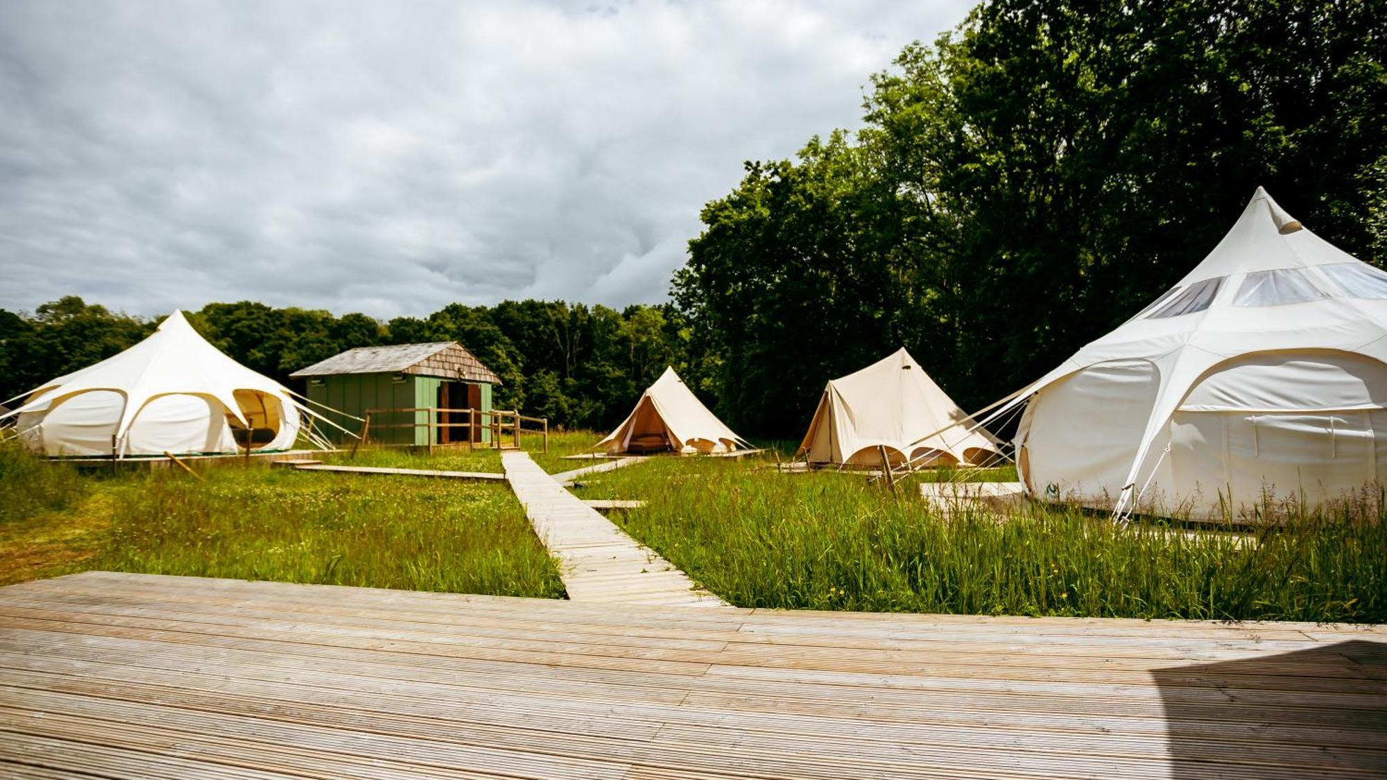 Luxury Glamping Retreat In Battle Villa Kültér fotó