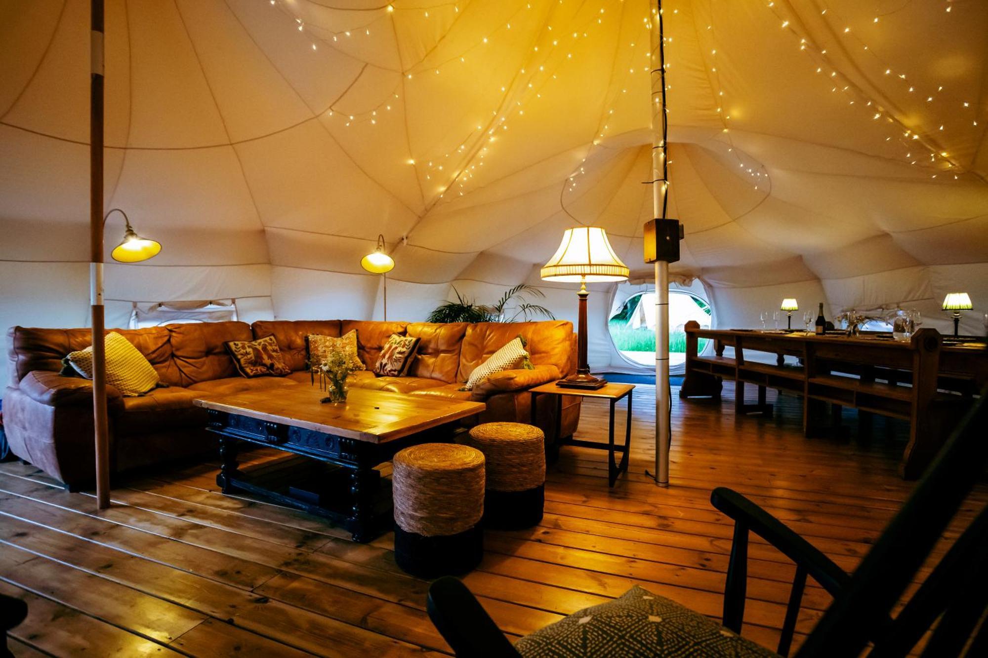 Luxury Glamping Retreat In Battle Villa Kültér fotó