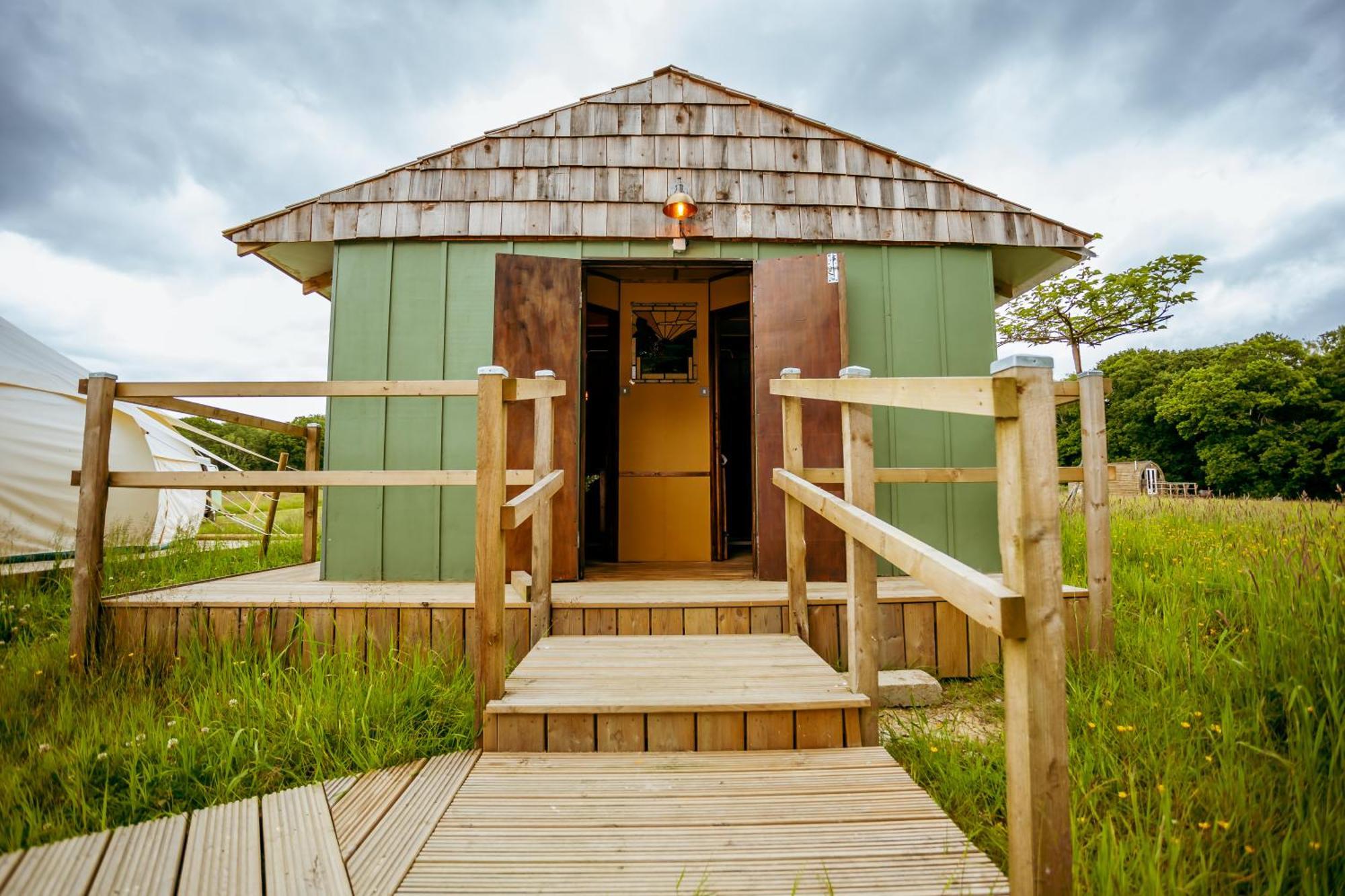 Luxury Glamping Retreat In Battle Villa Kültér fotó