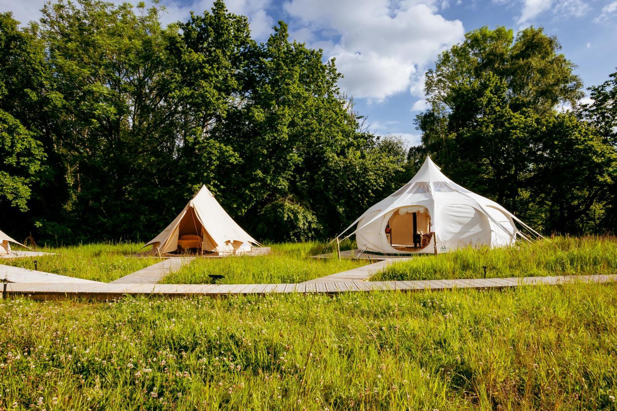 Luxury Glamping Retreat In Battle Villa Kültér fotó
